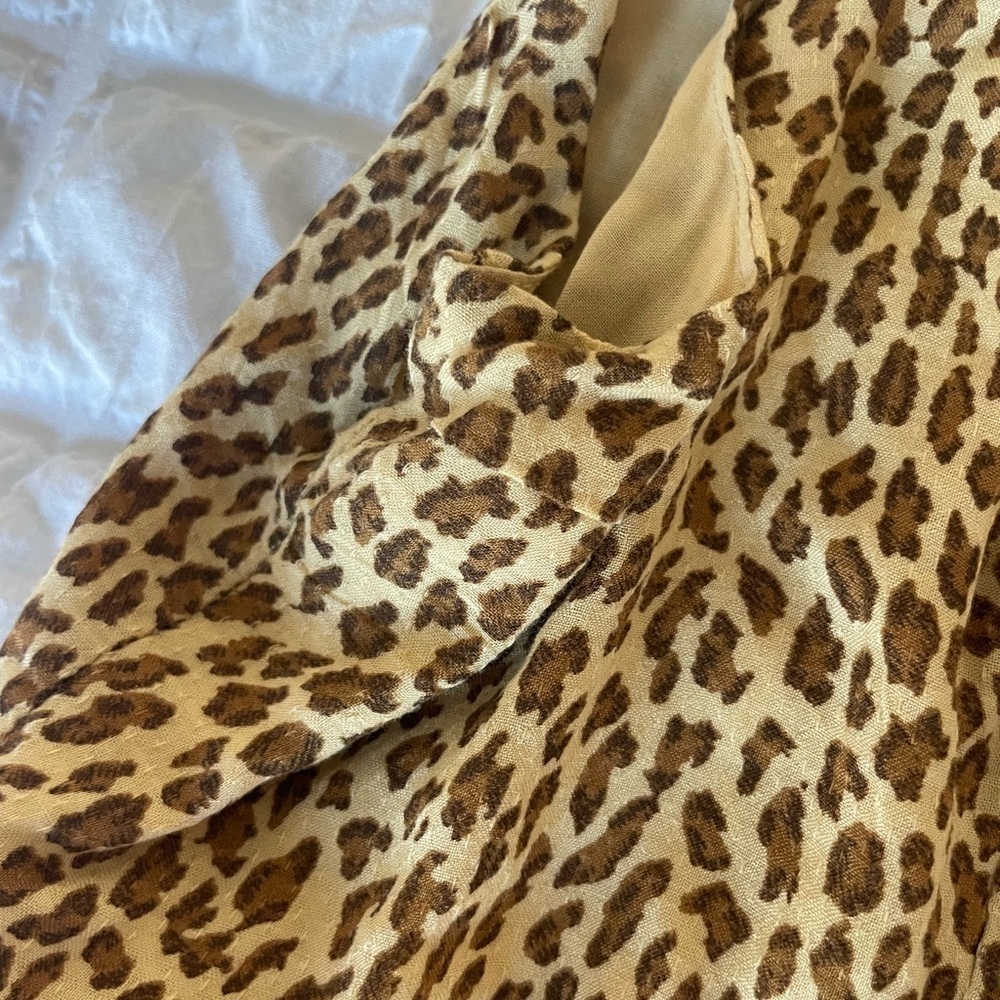 By Anthropologie Bolano leopard ruffle midi dress - Picture 11 of 14